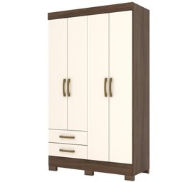 Guarda-Roupas 2 Gavetas 4 Portas Zafira Briz - 4
