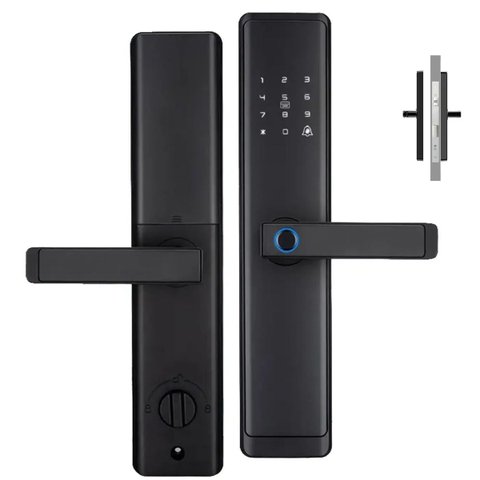 Fechadura Eletronica Digital Wifi Biometria App Celular Chave Cartao Smartphone Celular Segurança Re