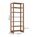 Ver imagem 3 de Estante Multiuso 6 Prateleiras Ey103 200x80 Cm Montana Novam