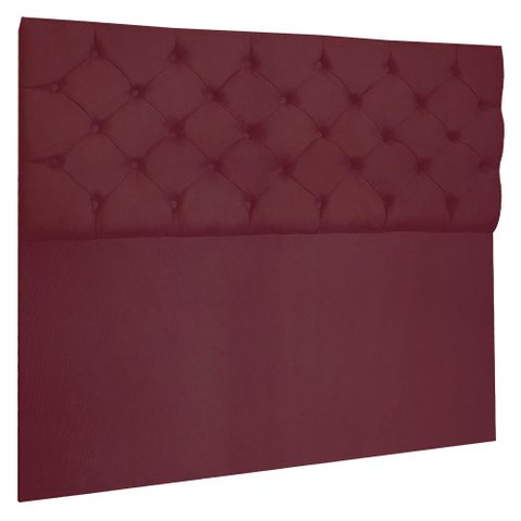 Cabeceira Capitonê King 195cm Jade Suede Marsala Slk Decor Cabeceira Jade