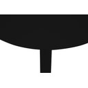 Ver imagem 4 de Mesa Lateral Apoio Redonda Wing Baixa:preto
