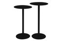 Ver imagem 5 de Mesa Lateral Apoio Redonda Wing Baixa:preto