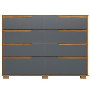 Cômoda Gaveteiro Georgia Freijó Cinza - Moval