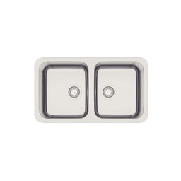 Cuba Tramontina Dora Duo 2c 34 Bl em Aço Inox com Acabamento Escovado 94033112 - 1