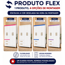 Ver imagem 3 de Guarda-Roupa Solteiro 4 Portas 2 Gavetas Madri Branco Moval