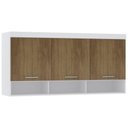 Ver imagem 1 de Armário Aéreo Ponte Modulado 165cm Taiga Branco/avelã L01 - Mpozenato