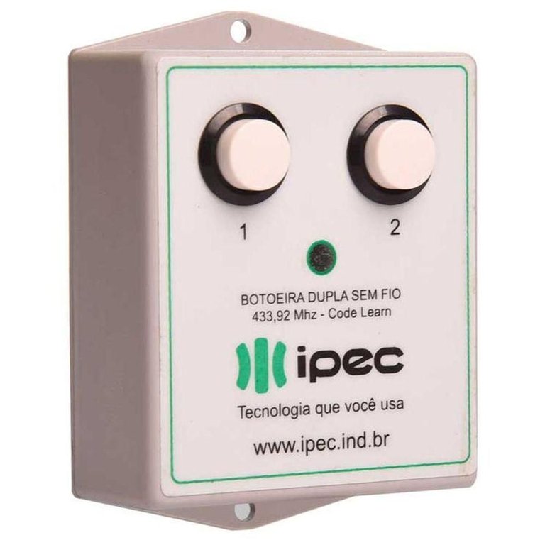 Botoeira Ipec com Fio 2 Botoes