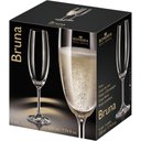 Ver imagem 2 de Jg 6pç Taça Champanhe Bohemia Bruna Cristal 220ml 23x6x6cm