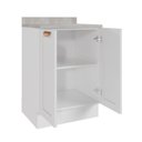 Ver imagem 4 de Balcão Planejado 2 Portas 60cm com Tampo Arizona CabeCasa MadeiraOriginals Branco