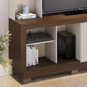 Ver imagem 3 de Estante Valença Nogueira Real/off White - Colibri Móveis