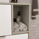 Ver imagem 6 de Gabinete para Banheiro Nordic 58cm Argento/branco Móveis Bosi