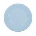 Ver imagem 2 de Prato Redondo Raso Porcelana Azul 27cm Cromus