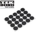 Ver imagem 2 de Kit 40 Protetor Feltro Adesivo Pé Cadeira Sofá Mesa Tekbond