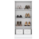 Ver imagem 3 de Armário Multiuso 2 Portas 135x61cm Zafira Briz Branco
