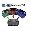 Ver imagem 2 de Mini Teclado Wireless Bluetooth Touchpad sem Fio Iluminado