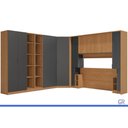Ver imagem 2 de Quarto Modulado Casal Liga 10PEÇAS 13PT QM29 Graf Kappesberg