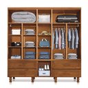Ver imagem 5 de Guarda Roupa Chicago Com Espelho Imbuia 105 - Cor: Marrom