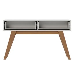 Aparador Retrô 2 Gavetas Ermo Off White Matte - 3