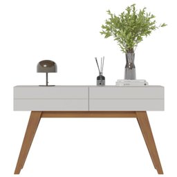 Aparador Retrô 2 Gavetas Ermo Off White Matte - 1