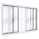 Ver imagem 1 de Janela de Aço com Grade Mosaico e Fecho Embutido Facilita Lucasa