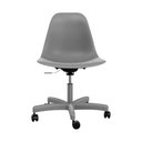 Ver imagem 3 de Kit com 2 Cadeiras Eames Office Cinza Brasão PP Design Moderno para Escritório e Home Office