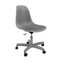 Ver imagem 2 de Kit com 2 Cadeiras Eames Office Cinza Brasão PP Design Moderno para Escritório e Home Office