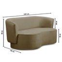 Ver imagem 3 de Sofá Orgânico Curvo Living 2 Lugares 160 Star Confort