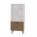 Ver imagem 2 de Estante para Livros Retro 2 Portas Yescasa