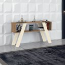 Ver imagem 1 de Aparador Retrô para a Sala 119 X 66 X 34 Cm Detroit Mdp Canelato Off White - Clicklar