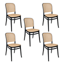 Ver imagem 1 de Cadeira de Jantar Roma para Sala e Cozinha - Preto - 5