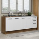 Ver imagem 1 de Kit Com 2 Balcões De Cozinha 3 Gavetas 4 Portas