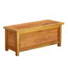 Baú Banco 1 M Madeira Maciça Natural - 5
