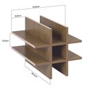 Ver imagem 4 de Mini Cristaleira 92,5x38x38,6cm 1 Porta com Adega Yescasa