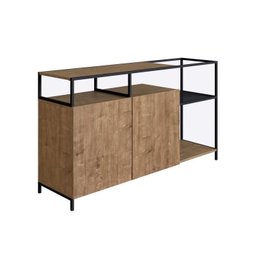 Conjunto Sala de Jantar Cristaleira com Balcão Buffet York Industrial  - 8