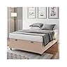 Base Cama Box Baú Casal 138x188x41cm Bege Suede Veludo Prince - 6