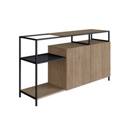 Conjunto Sala de Jantar Cristaleira e Balcão Buffet York Industrial  - 9