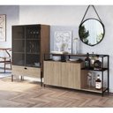 Ver imagem 2 de Conjunto Sala de Jantar Cristaleira e Balcão Buffet York Industrial 