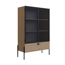 Conjunto Sala de Jantar Cristaleira e Balcão Buffet York Industrial  - 8