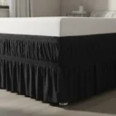 Ver imagem 5 de Saia para Cama Box Casal King:Preto