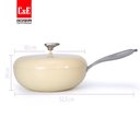 Ver imagem 4 de Jogo de Panelas Antiaderente Cerâmica Cuisine Retrô Marfim