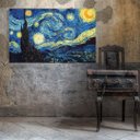 Ver imagem 3 de Quadro Decorativo - A Noite Estrelada - Vicent Van Gogh - 110x70cm