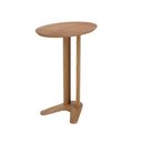 Ver imagem 1 de Mesa de Canto Oval 60cm 100% Mdf Freijó Dalla Costa