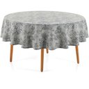 Ver imagem 1 de Toalha de Mesa Redonda Sempre Limpa Grazia 178cm - Karsten Cinza/90158