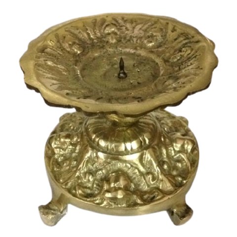 Castiçal Vela 7 Dias Bronze Presente Igreja Religião Altares