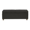 Ver imagem 3 de Recamier Bau Paris 1,60m Corino Preto - Clique Decorações