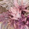 Arranjo de Flores Artificiais com Proteas, Folhas de Guiambé e Gipsofila 67cm | Beleza Atemporal For - 2