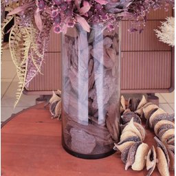 Arranjo de Flores Artificiais com Proteas, Folhas de Guiambé e Gipsofila 67cm | Beleza Atemporal For - 3