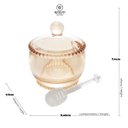 Ver imagem 6 de Meleira Cristal C/colher Pearl Ambar Rojemac 28402