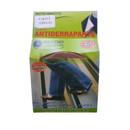 FITA ANTIDERRAPANTE VERMELHO COD 8612 50MMX5M Nastro - 2