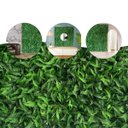 Ver imagem 4 de Kit 23 Quadros Artificiais Samambaia Placa para Jardim Vertical Decorativo Parede Verde Muro Inglês